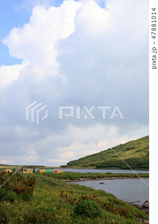 ヒサゴ沼避難小屋テント場_夏 ヒサゴ沼避難小屋テント場_夏 47881014
