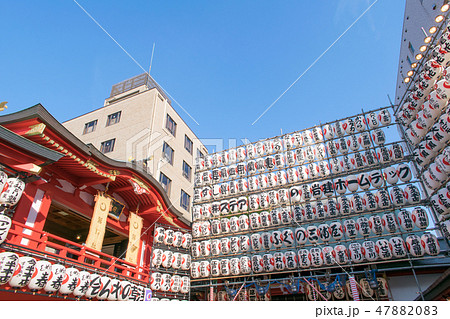 東京都　浅草　鷲神社（おおとりじんじゃ）　酉（とり）の市　三の酉 47882083