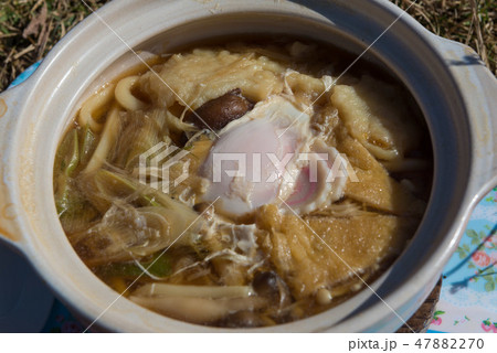 鍋割山　鍋焼きうどん 47882270