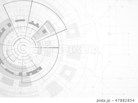 Abstract futuristic digital technology concept 47882854