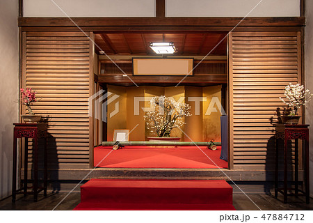 滋賀県 長浜盆梅展 慶雲館の入り口 滋賀県 長浜盆梅展 慶雲館の入り口 47884712