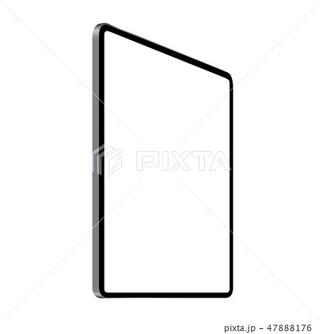digital tablet vector drawing perspective view digital tablet vector drawing perspective view 47888176