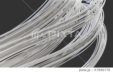 Abstract white smooth lines on gray background 47896776