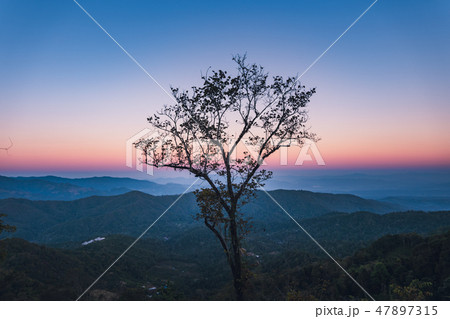 Evening sky Twilight sunset Landscap deep Evening sky Twilight sunset Landscap deep 47897315