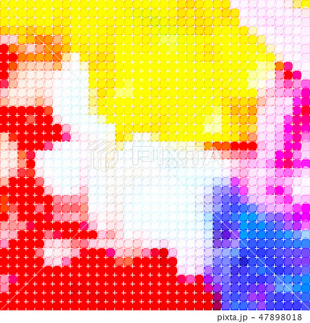 colorful background in pixel art 47898018