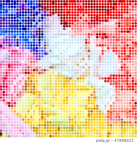colorful background in pixel art 47898022