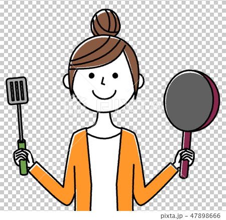 Young lady Mama cooking Young lady Mama cooking 47898666