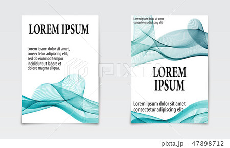 Cover set design. Liquid wave. Flow shapes vector. Cover set design. Liquid wave. Flow shapes vector. 47898712