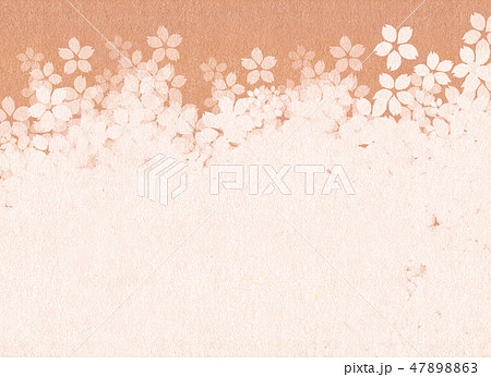 桜 和紙風 テクスチャー 桜 和紙風 テクスチャー 47898863