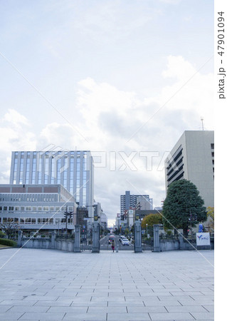 山形県　文翔館前の風景 47901094