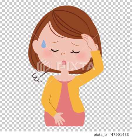 妊婦さん　体調不良　目眩 47901488