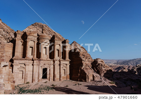 Monastery ancient architecture in Petra, Jordan 47901660