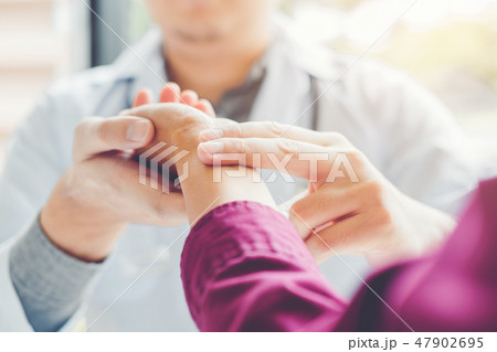 Doctor checking pulse for patients Health care 47902695