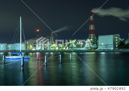 四日市港ポートビル 工場夜景 四日市港ポートビル 工場夜景 47902892