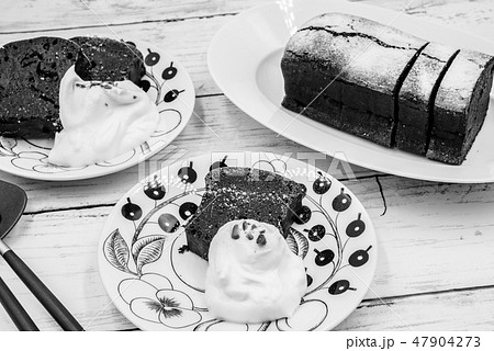 （セピア）チョコケーキ 47904273