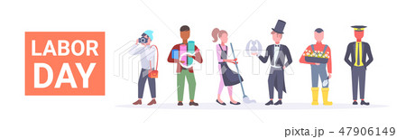 labor day poster people of different professional occupation holiday celebration concept standing labor day poster people of different professional occupation holiday celebration concept standing 47906149