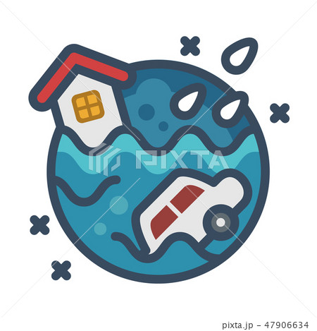 Floods LineColor illustration 47906634