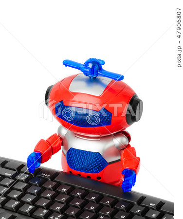 Toy robot and computer 47906807