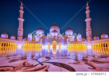 Sheikh Zayed Grand Mosque, Abu Dhabi, UAE. 47906971