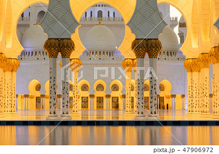 Sheikh Zayed Grand Mosque, Abu Dhabi, UAE. 47906972
