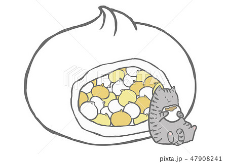 肉まんのイラスト素材