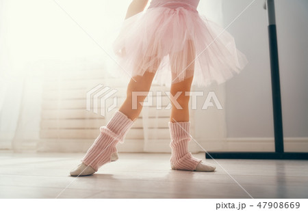 girl is studying ballet. girl is studying ballet. 47908669