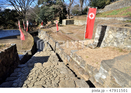 群馬県太田市 日本百名城 金山城跡 大手虎口 群馬県太田市 日本百名城 金山城跡 大手虎口 47911501