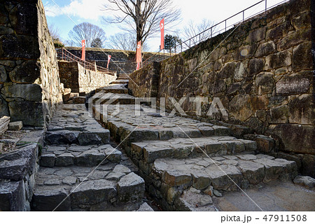 群馬県太田市 日本百名城 金山城跡 大手虎口 47911508
