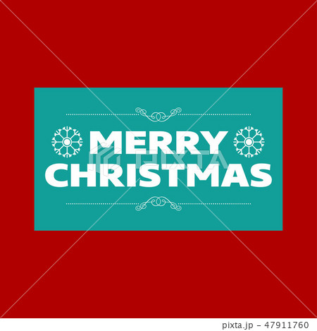 Christmas typographic vecto 47911760