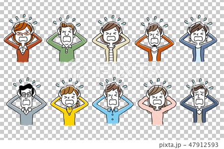 Multiple men and women: set 47912593