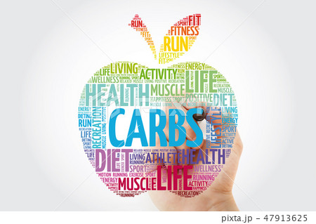 Carbs apple word cloud concept Carbs apple word cloud concept 47913625