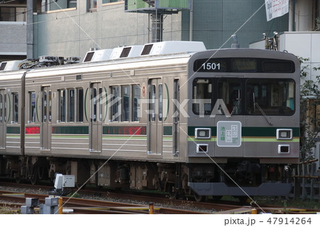 雪が谷検車区に留置中の東急池上線 47914264