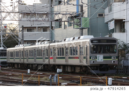 雪が谷検車区に留置中の東急池上線 雪が谷検車区に留置中の東急池上線 47914265