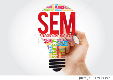 SEM (Search Engine Marketing) bulb SEM (Search Engine Marketing) bulb 47914397