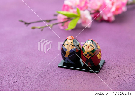 ひな人形　漆器　加賀びな 47916245