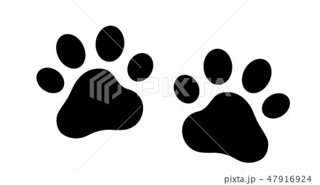 Paw Logo Or Cat And Dog Animal Pet のイラスト素材