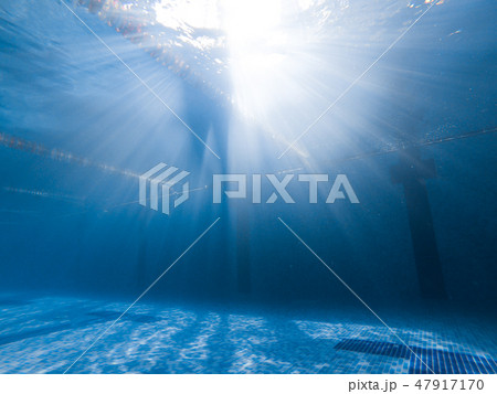 view of the poll underwater. blue. sport. 47917170