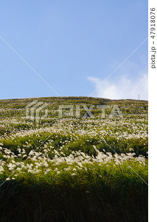 伊豆高原 大室山 大室山登山リフトの写真素材