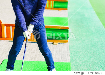 [日本] golf練習　 47918822