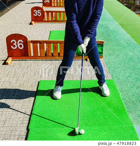 [日本] golf練習　 47918823