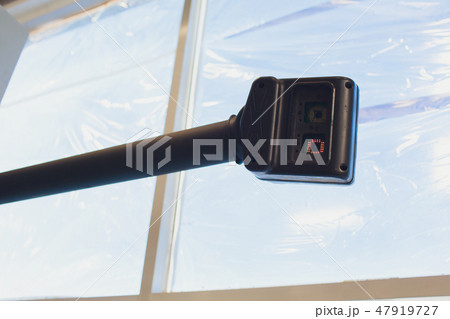 A Car on the Car Steering Wheel Balancer and Calibrate with laser reflector attach on each tire to 47919727