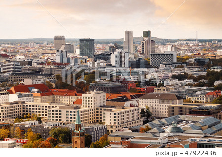Landscape of the Berlin, evening foto 47922436
