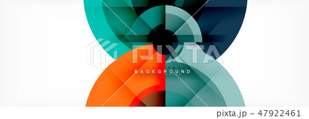 Minimal geometric circles and triangles abstract background, techno modern design, poster template Minimal geometric circles and triangles abstract background, techno modern design, poster template 47922461