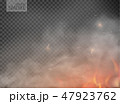 smoke with fog flame isolated on transparent 47923762