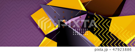 Abstract background, colorful minimal abstract triangle composition Abstract background, colorful minimal abstract triangle composition 47923886