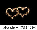 Two hearts a love symbol . 47924194