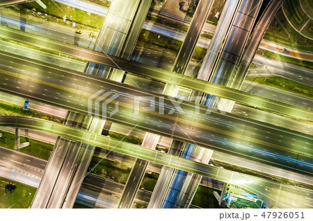 city road look down view with car and vehicle city road look down view with car and vehicle 47926051