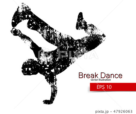 Silhouette of a break dancer Silhouette of a break dancer 47926063