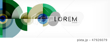 Vector circle composition, geometric minimal design illustration Vector circle composition, geometric minimal design illustration 47926079