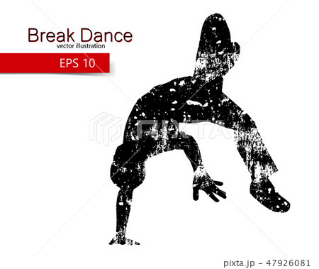 Silhouette of a break dancer 47926081